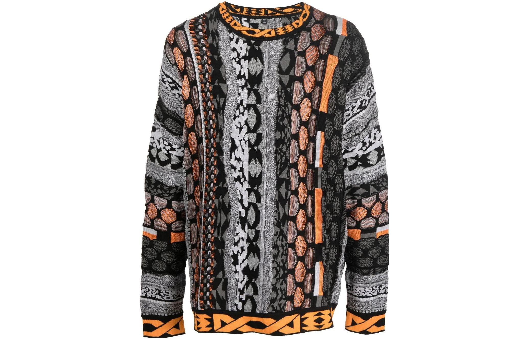 

Вязаный пуловер с круглым вырезом McQ Alexander McQueen, мультиколор