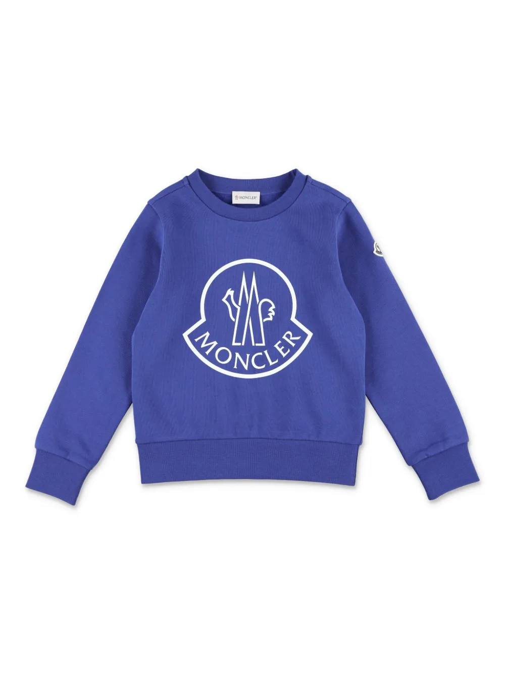 

Толстовка с логотипом Moncler Enfant, синий
