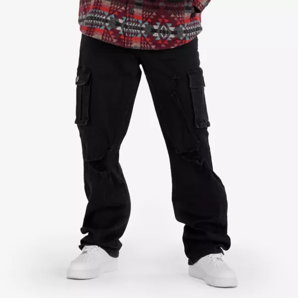 

Мужские цветные карго-брюки Breach Caliber Denim Co., черный