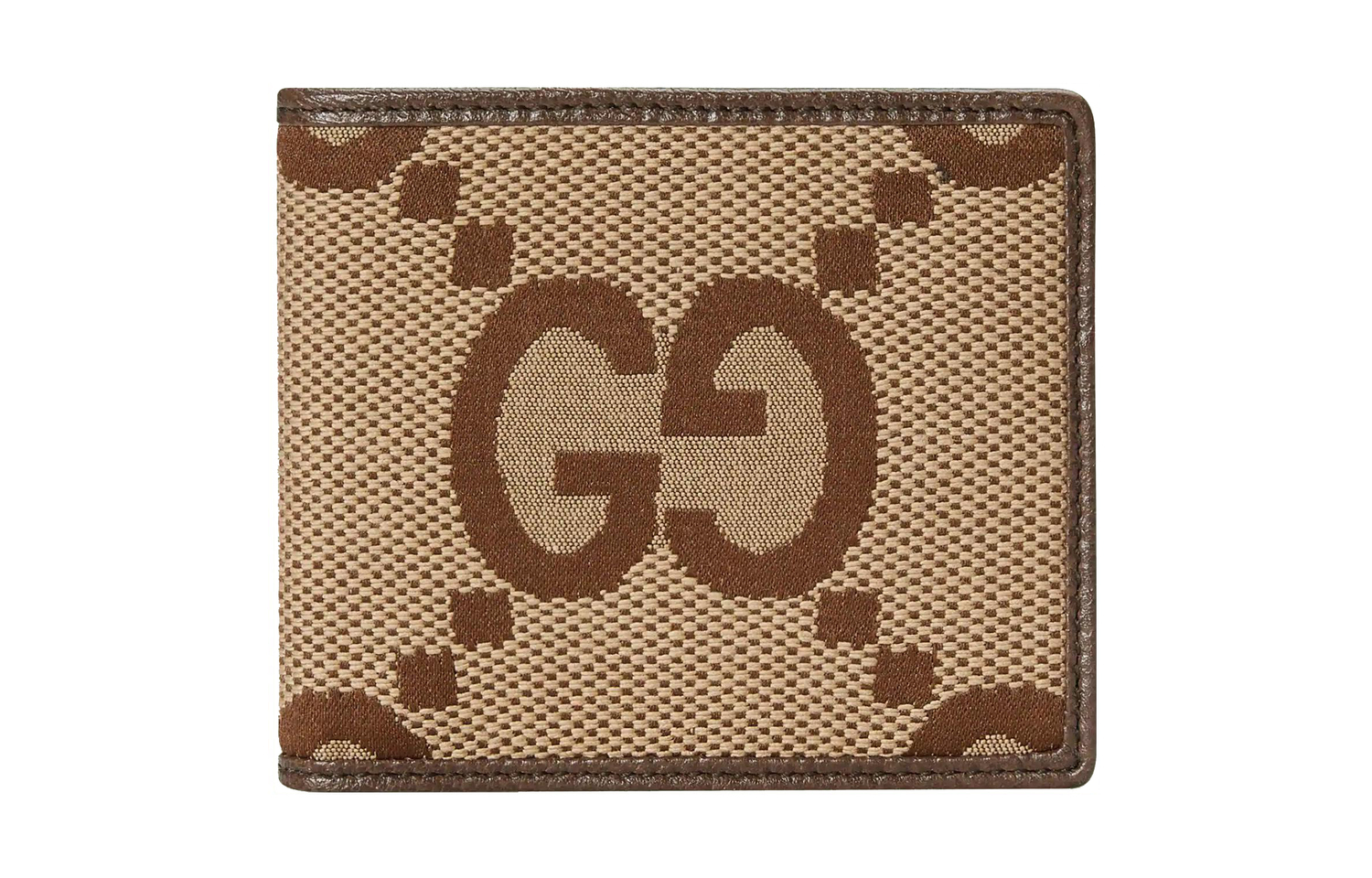 

GUCCI Холщовая сумка с кожаной отделкой