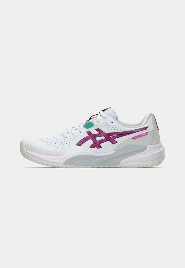 Теннисные кроссовки gel challenger 15 all-court Asics, White/Digital Sakura — фото 2