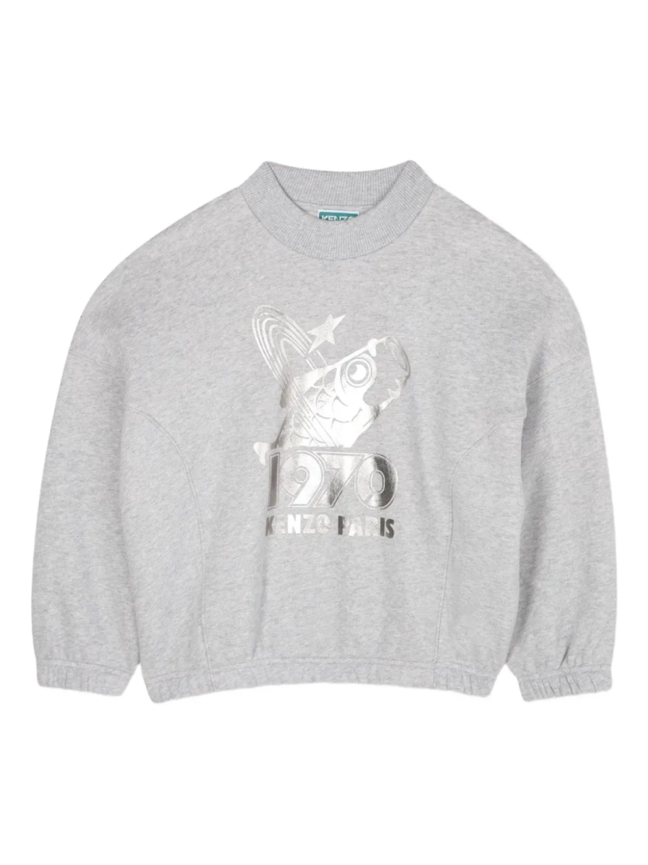 

Kenzo Kids толстовка с графичным принтом, серый
