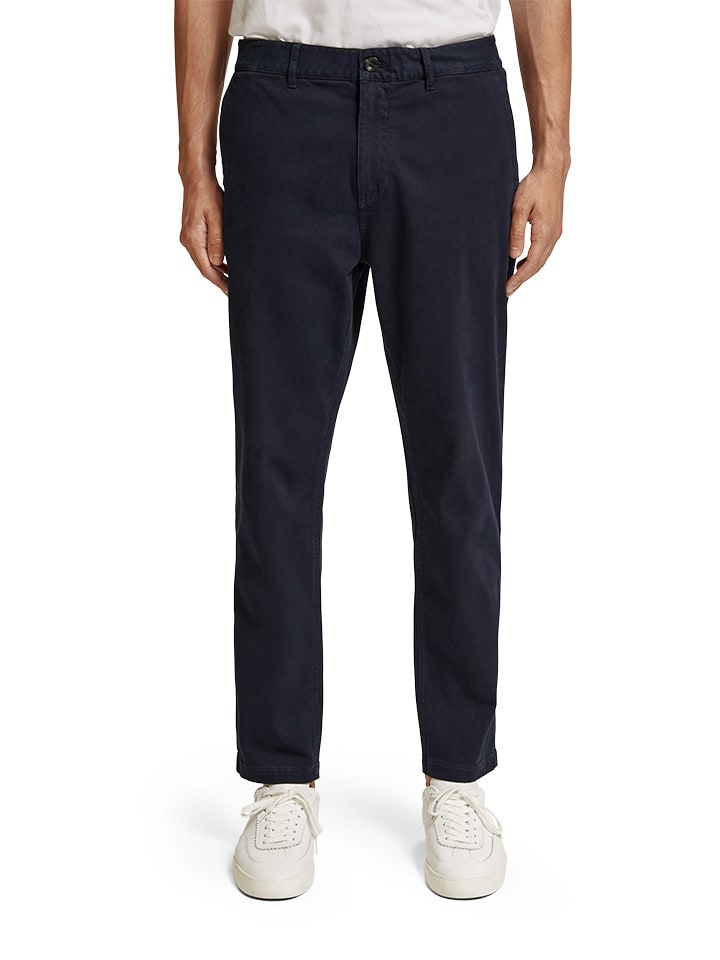 

Брюки чинос Scotch & Soda, темно-синий