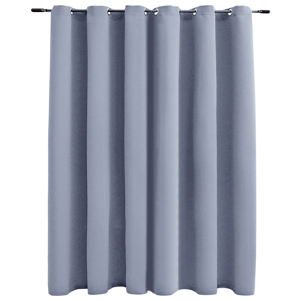 

VidaXL Плотные шторы с металлическими люверсами, серые, 290 x 245 см