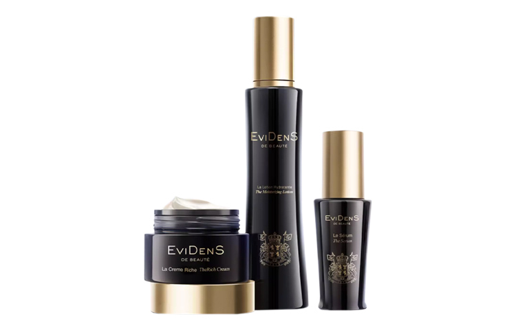 Набор для ухода за кожей Evidens de Beauté<: вода коллагеновая, 200 мл + концентрированная эссенция, 30 мл + восстанавливающий крем, 50 мл
