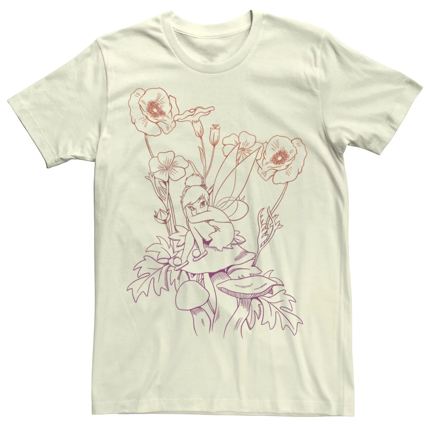 Осенняя футболка с грибами Disney's Tinkerbell Juniors Licensed Character