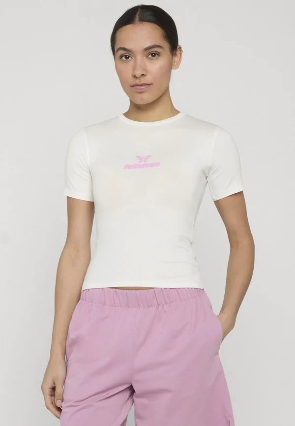 

Облегающая футболка с логотипом Felicious, Offwhite, Белый, Облегающая футболка с логотипом Felicious, Offwhite