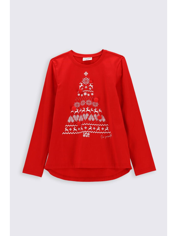 

Толстовка Coccodrillo T-Shirt mit langen Ärmeln, красный