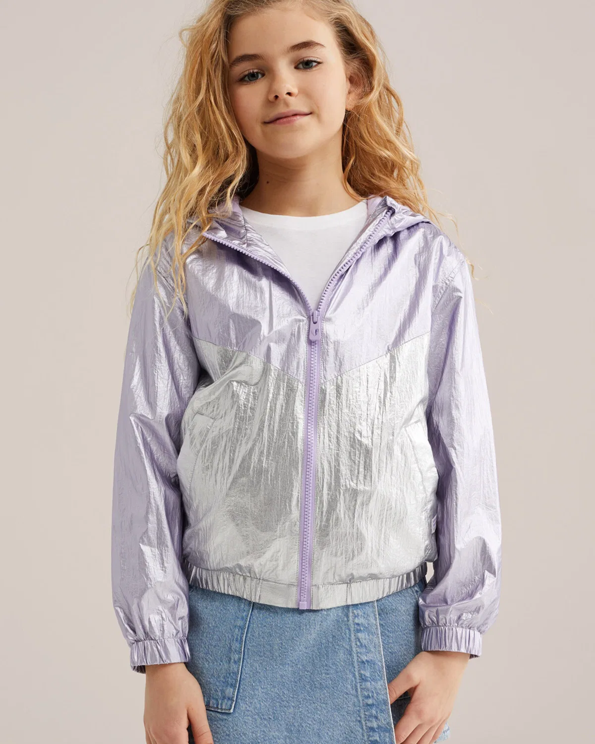 Куртка межсезонья We Fashion, Pastel Purple — фото 3