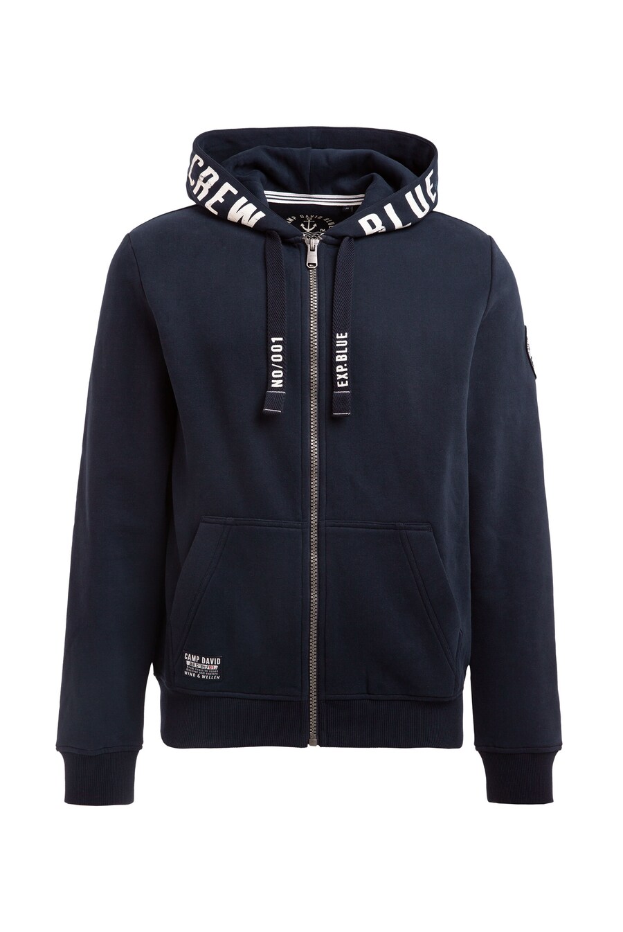 

Худи с капюшоном на молнии CAMP DAVID, Navy