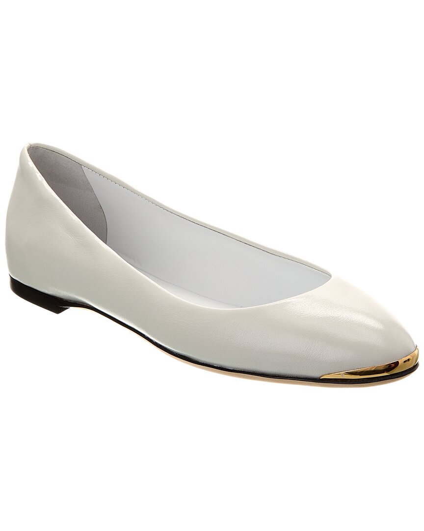 Кожаные туфли Giuseppe Zanotti Amur 2.0 Flat, белый