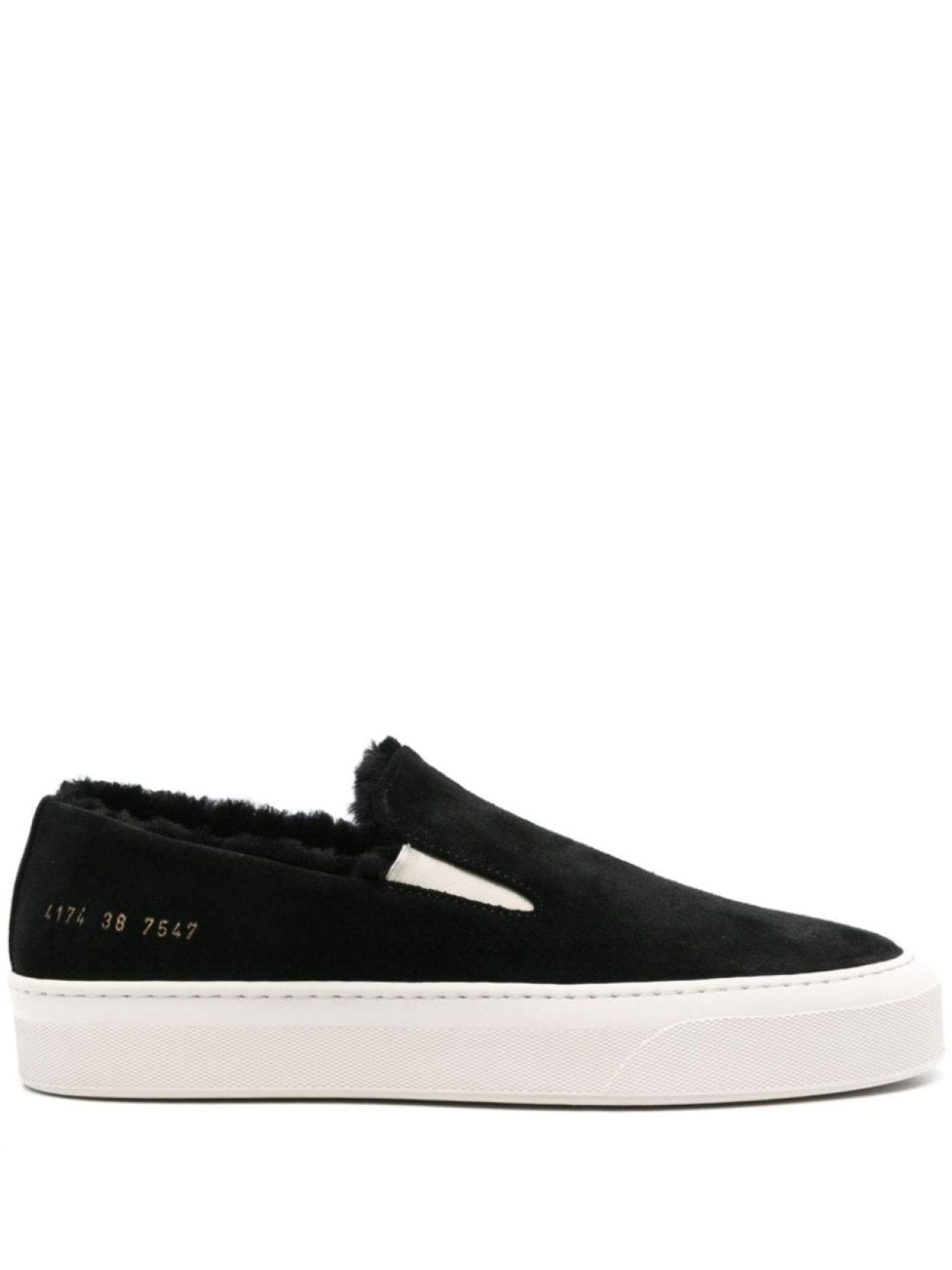 

Common Projects слипоны с закругленным носком, черный