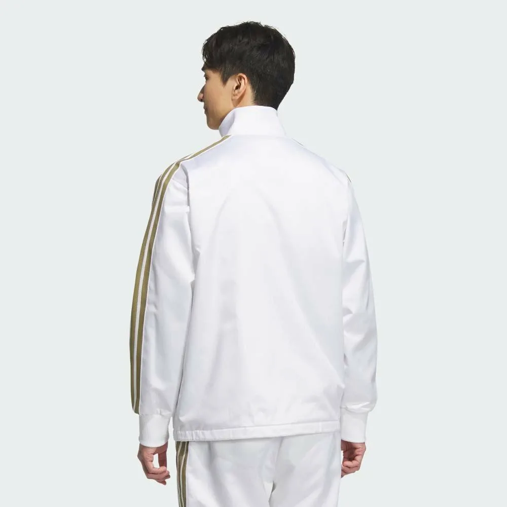 Тканая куртка Adidas Stadium Gold Climawarm, цвет White — фото 3