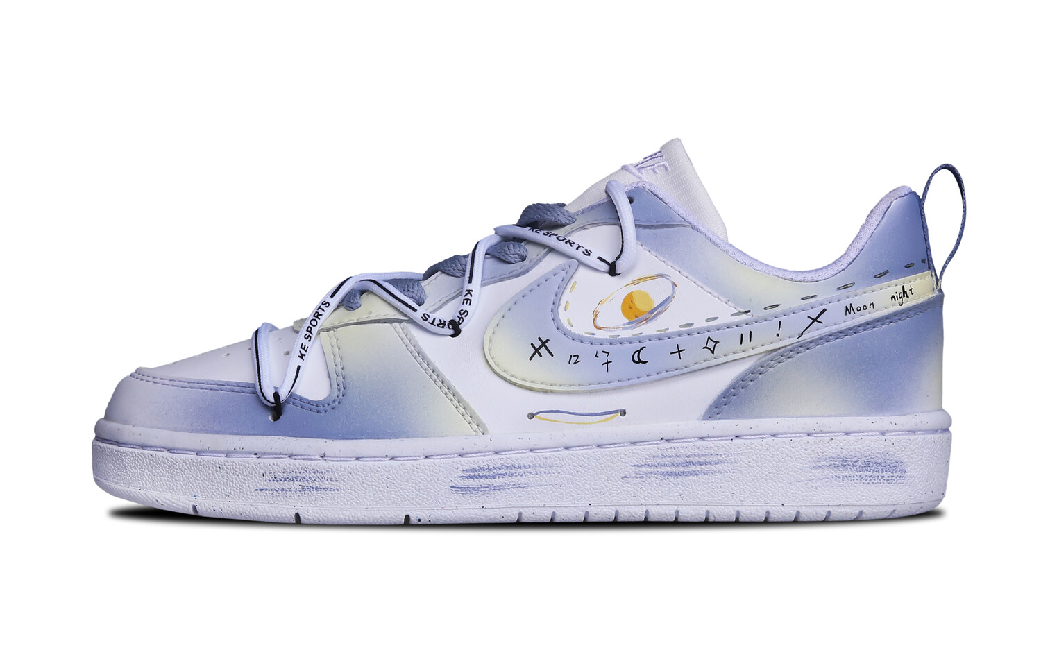 

Кроссовки Nike Court Borough Skateboard Shoes Women's Low-Top White, Фиолетовый, Кроссовки Nike Court Borough Skateboard Shoes Women's Low-Top White