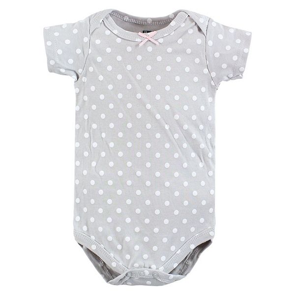 Боди для девочки, cotton, pink gray elephant, 3-6 months Hudson Baby — фото 4