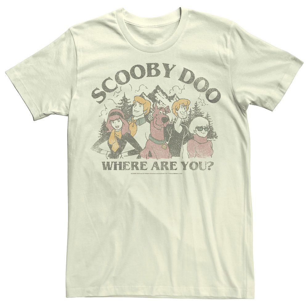 

Мужская футболка Scooby Doo Gang Scenic Drawer Licensed Character, цвет Natural