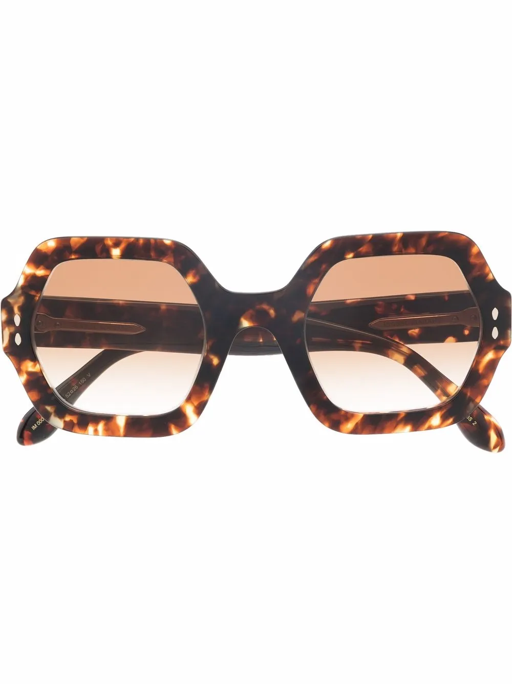 

Солнцезащитные очки черепаховой расцветки Isabel Marant Eyewear, коричневый