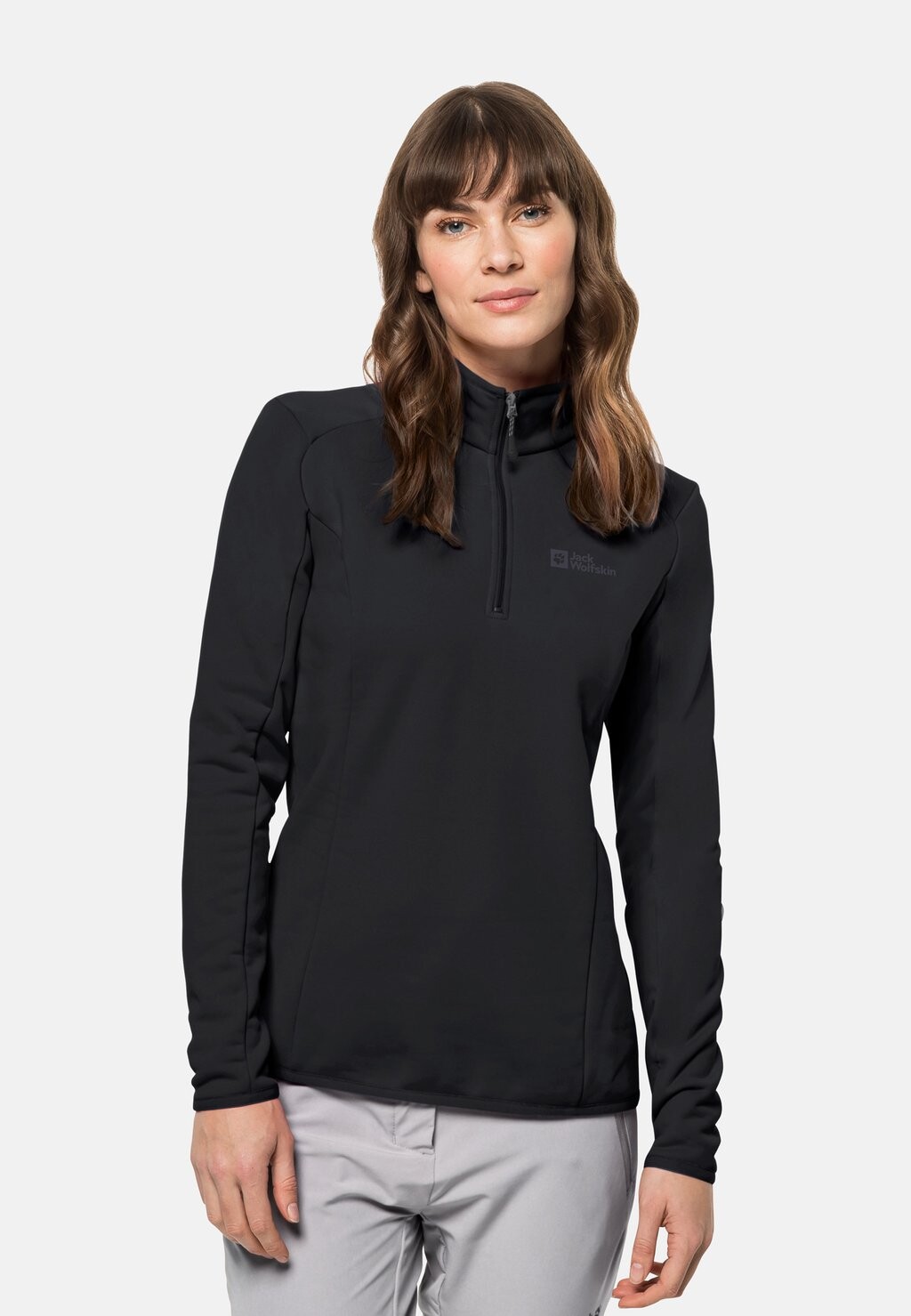 

Флисовый пуловер BAISELBERG HZ W Jack Wolfskin, цвет black