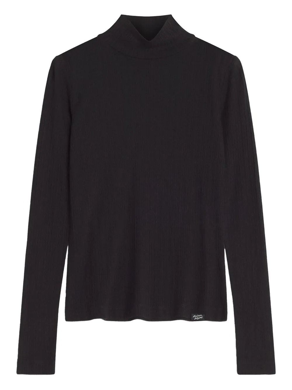 

Водолазка с длинными рукавами Maison Kitsuné, черный