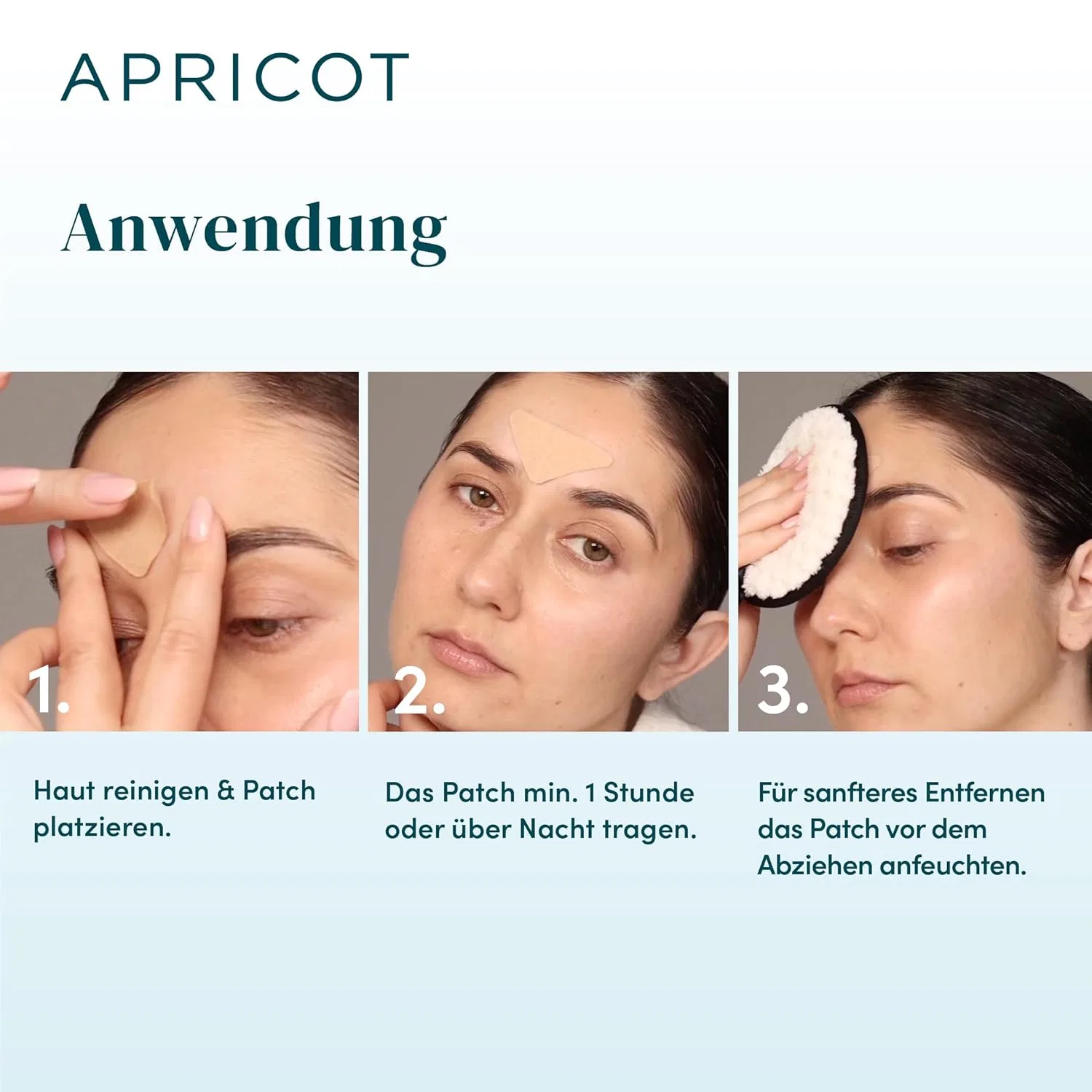 Набор ночных патчей от морщин «Down the Frown» от Apricot Beauty Apricot Beauty & Healthcare, Hyaluronic (Beige) — фото 3