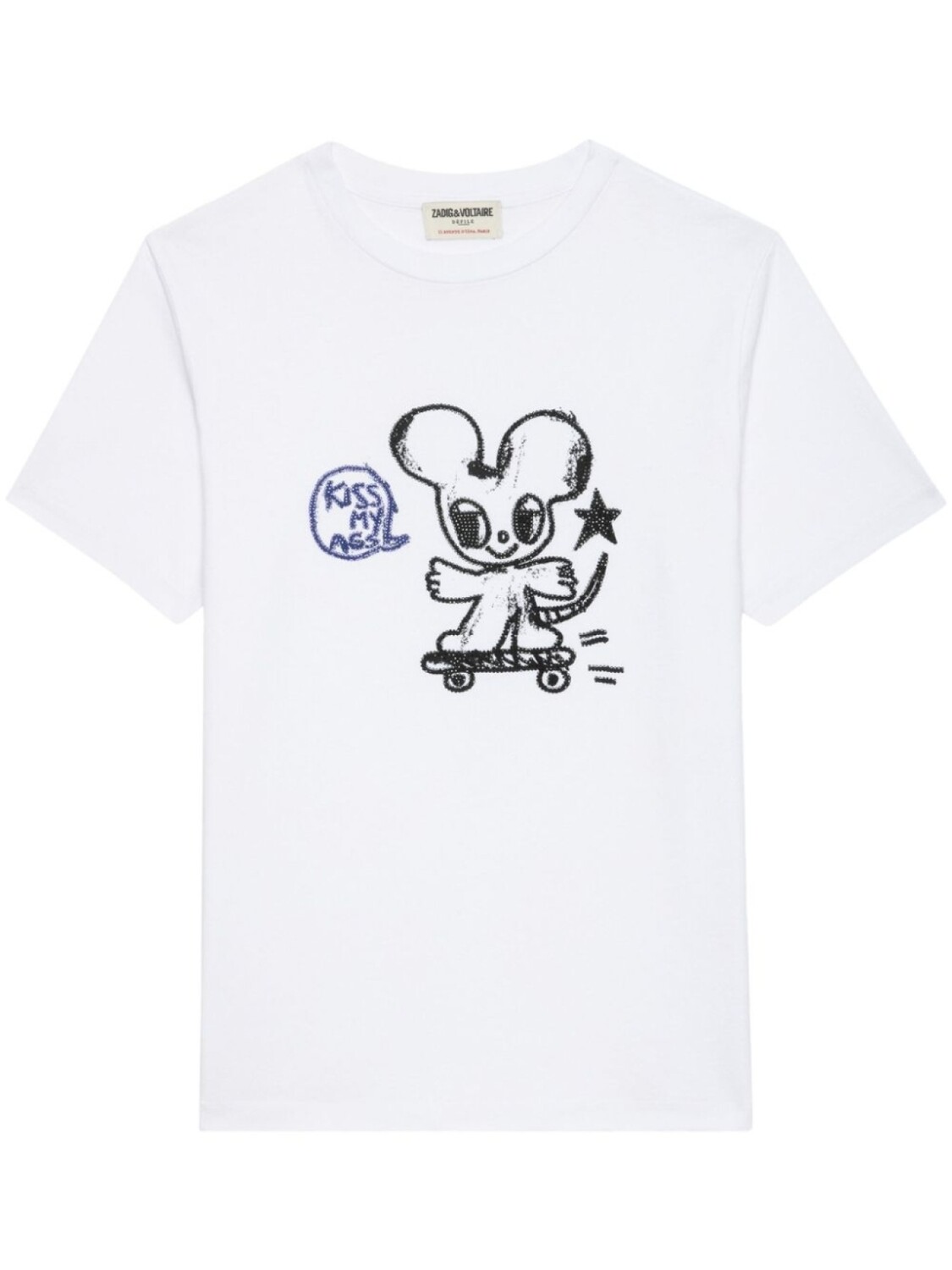 

Zadig&Voltaire футболка Edwin Happy Mouse, белый