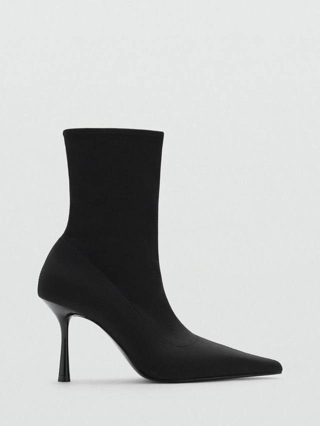 Ботинки с застежкой на щиколотке Mango, Black
