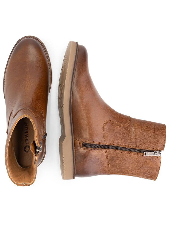 Сапоги TRAVELIN' Leder-Boots Beziers, светло-коричневый — фото 4