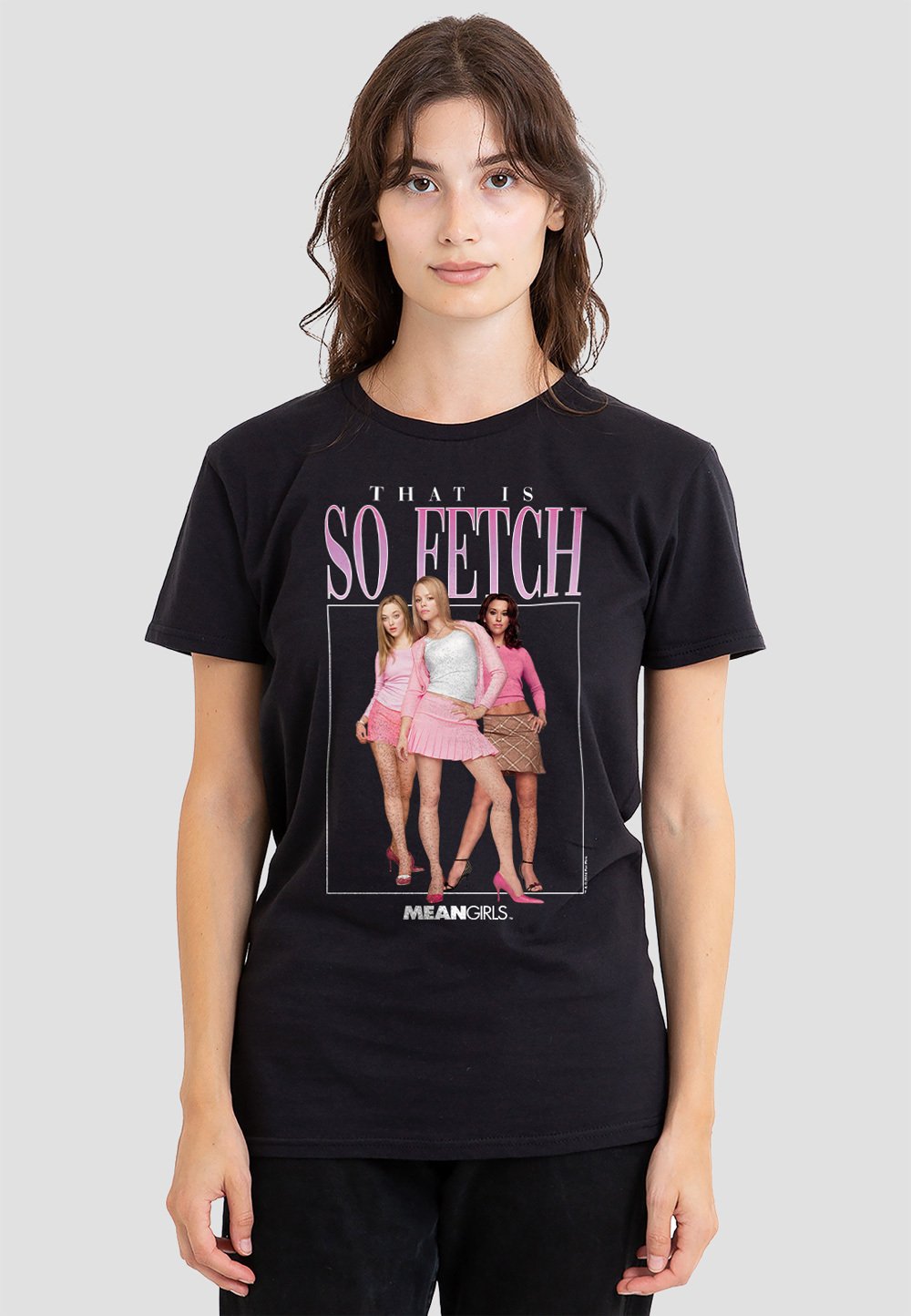

Футболка с принтом MEAN GIRLS SO FETCH Cotton Soul, черный