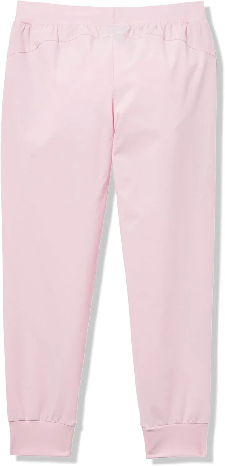 Детские спортивные брюки Under Armour Armoursport Woven Joggers, (647) Prime Pink//White — фото 3