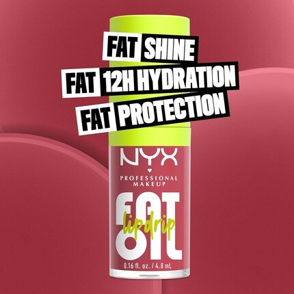 NYX PROFESSIONAL MAKEUP Fat Oil Lip Drip Увлажняющий блестящий веганский тонированный блеск для губ Chillin Like a Villain Pale Dusty Rose 0,16 жидких унций — фото 3