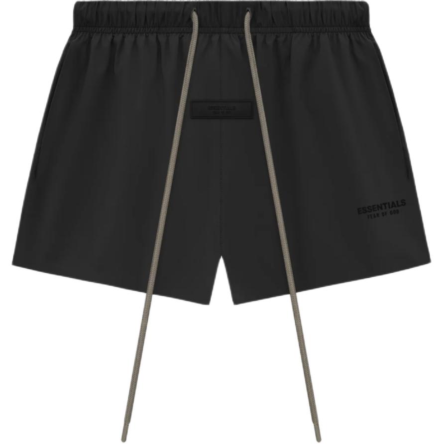 Футболка Core Collection Nylon Running Short Fear Of God Essentials, цвет Dark Wood Black/Black — фото 2