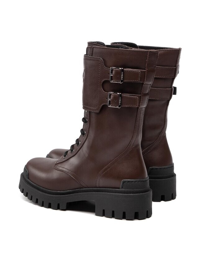 Ботильоны на шнуровке Cumino Bootie 1H2135 Pinko, коричневый — фото 3