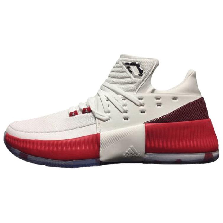 

Adidas Кроссовки D Lillard 3 Slip Resistant Abrasion Resistant Mid top Basketball Shoes Men's White
