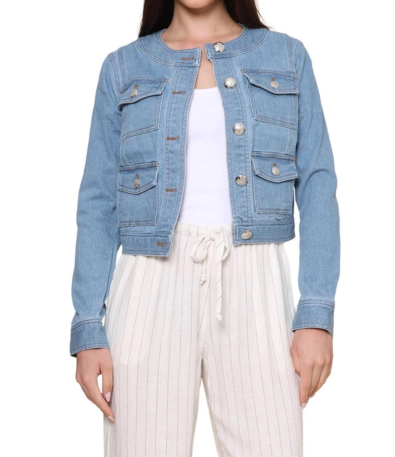 

Куртка Liam Lady из денима Central Park West, цвет denim