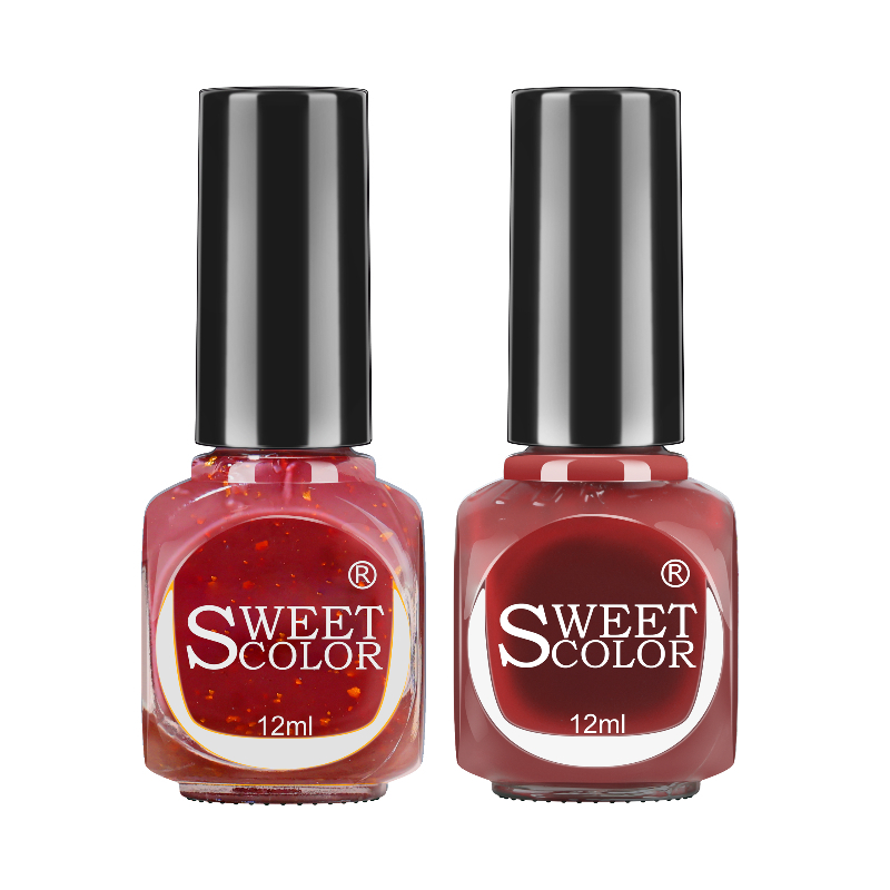 

Водный лак для ногтей без запаха, стойкий, без сушки в лампе, быстросохнущий SH510+SH694/Mermaid Hime 12мл*2 SweetColor