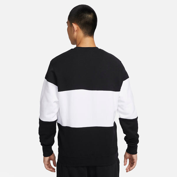 Толстовка с круглым вырезом из французского трикотажа Hoodies Club Nike, черный — фото 2