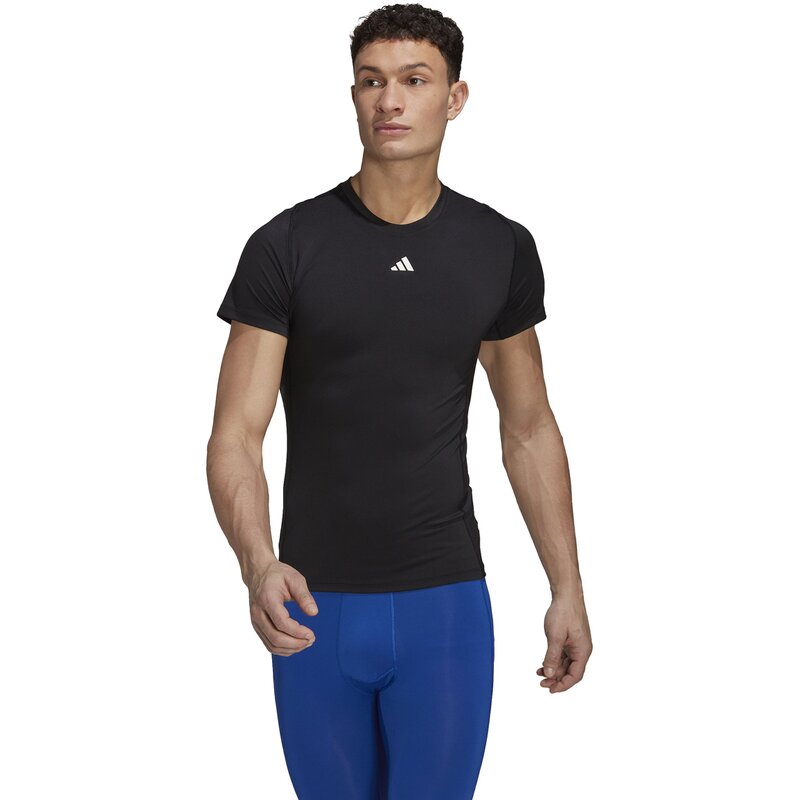 Тренировочная футболка Techfit Adidas, черный — фото 2