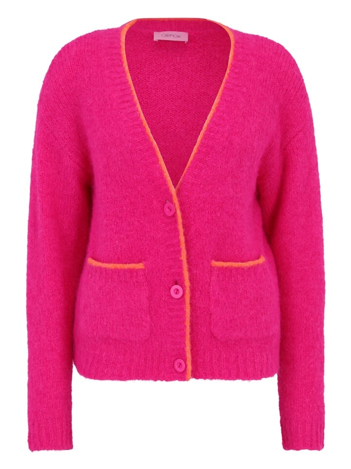 

Кардиган CARTOON Strick-Cardigan mit V-Ausschnitt, цвет Pink/Orange