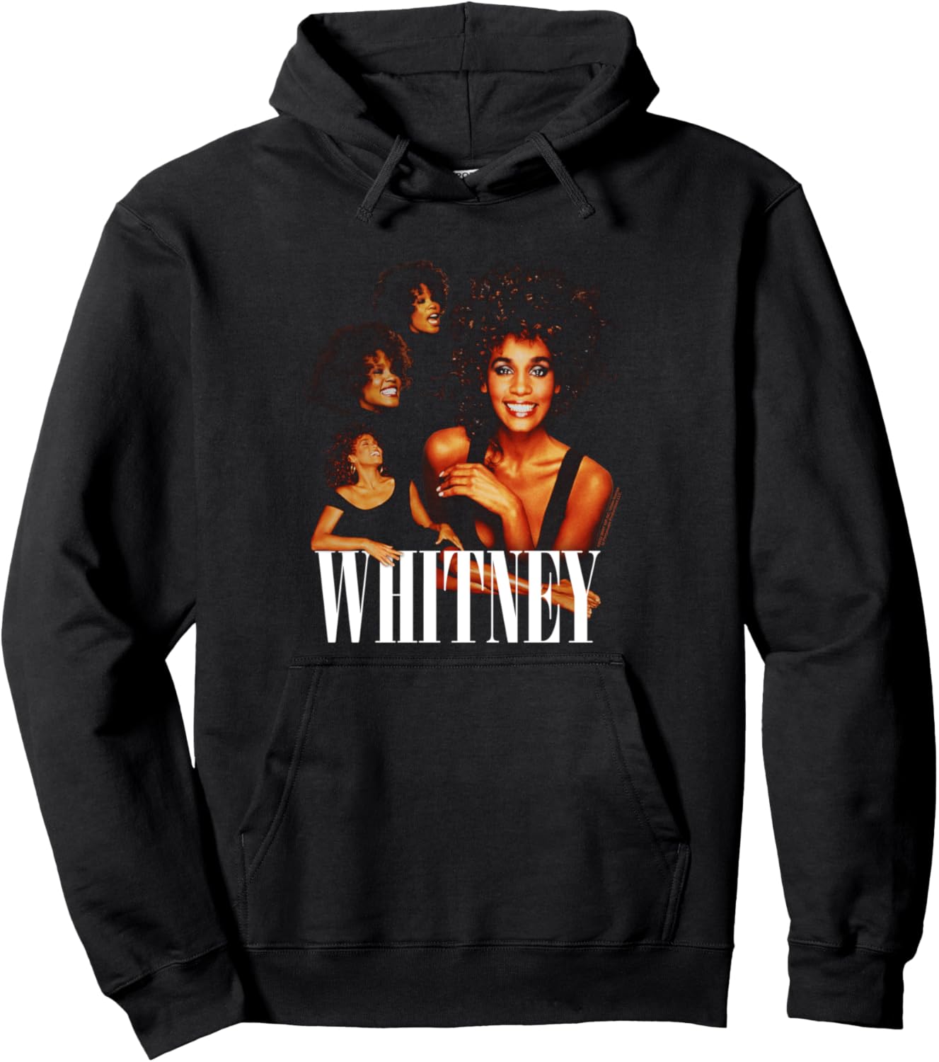 

Худи Whitney Houston Sing it Whitney Collage Popfunk, черный