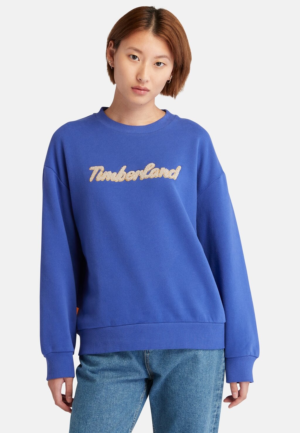 

Толстовка LOGO TEXTURE CREW Timberland, цвет clematis blue