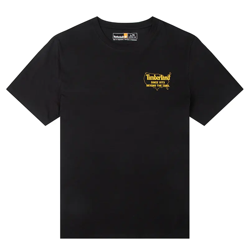 

Timberland Футболка SS25 мужская black, Черный, Timberland Футболка SS25 мужская black