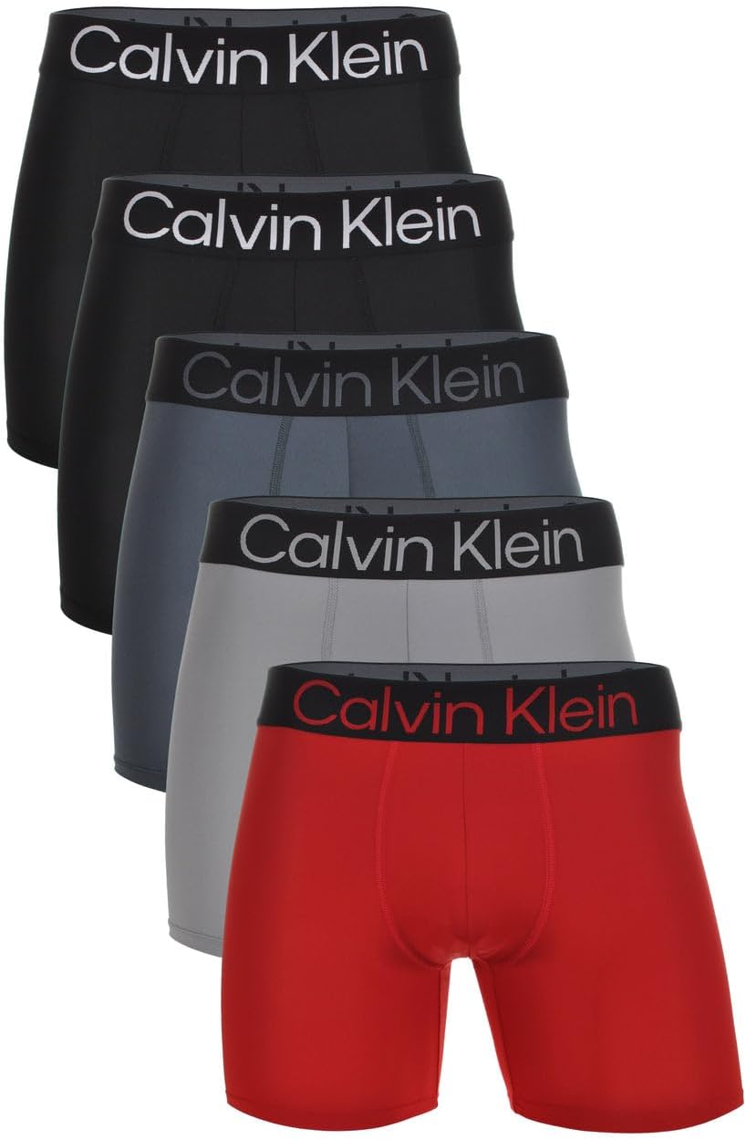 

Комплект из 5 трусов-боксеров Calvin Klein из микрофибры, Turbulence