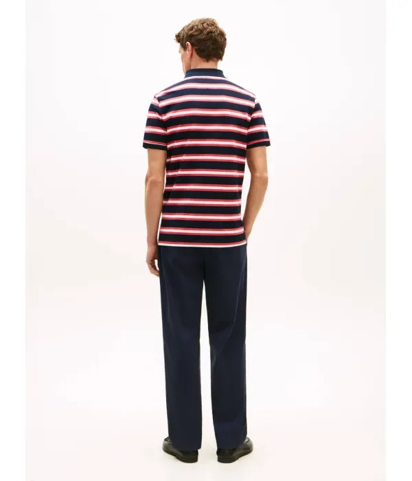 Поло 1985 regular fit Tommy Hilfiger, мультиколор — фото 3