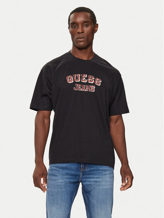 

Футболка оверсайз Guess, черный