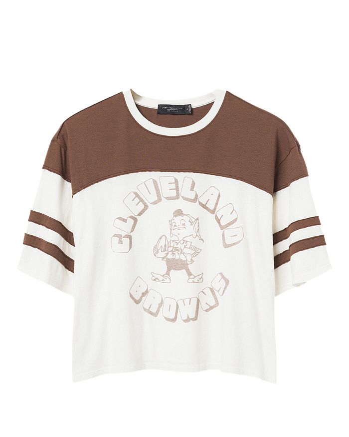 

Женская футболка NFL Cleveland Browns Hail Mary Junk Food Clothing, коричневый