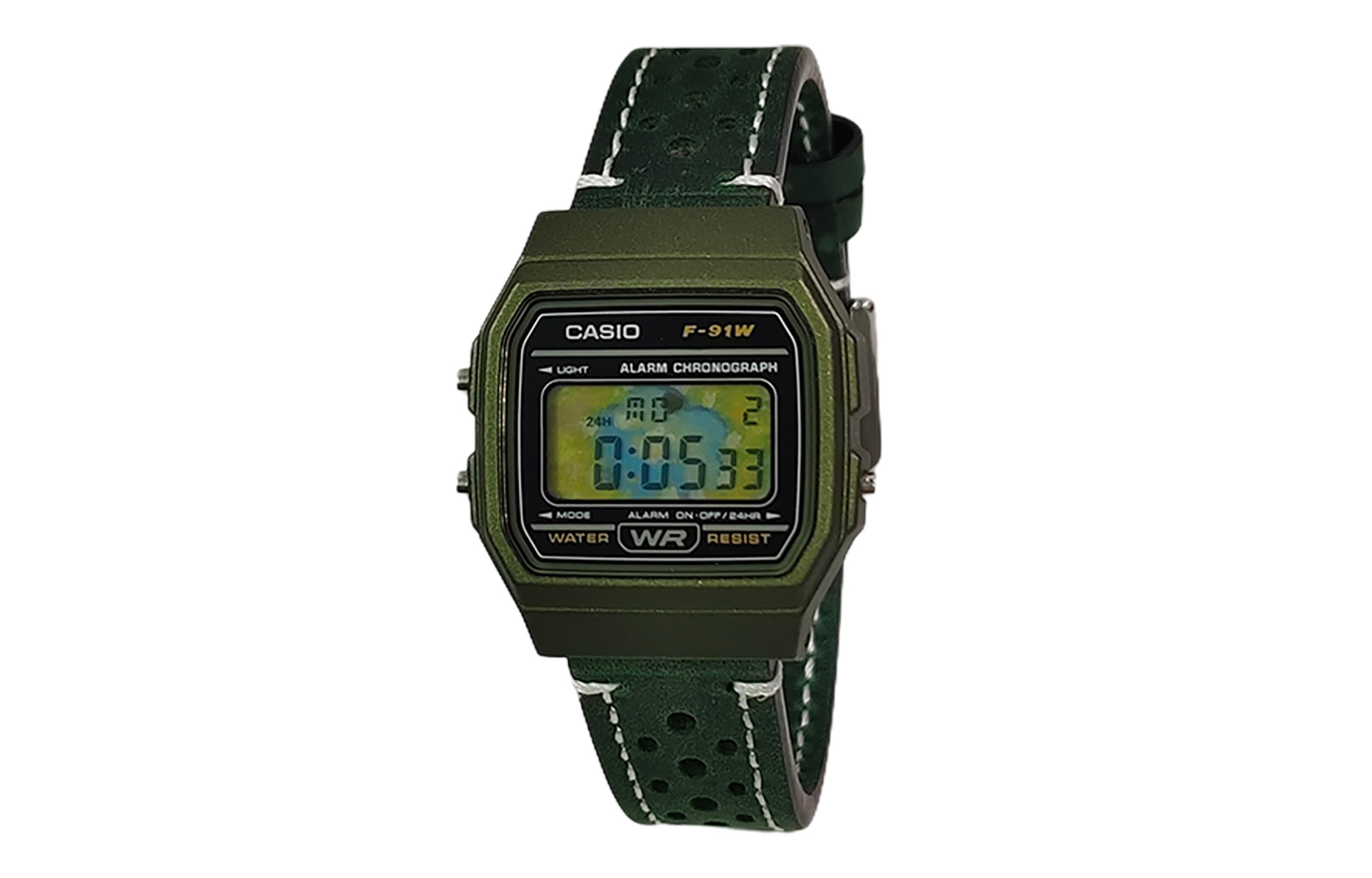 

CASIO Часы Retrofit Series Quartz Movement Leather Strap Watch Unisex Black Dial