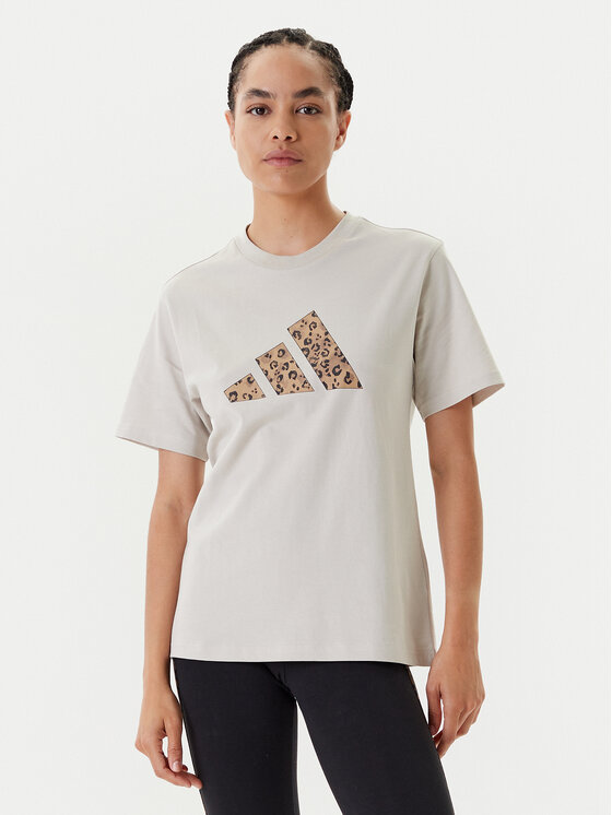 

Футболка обычного кроя Animal Graphic JM4423 Adidas, бежевый