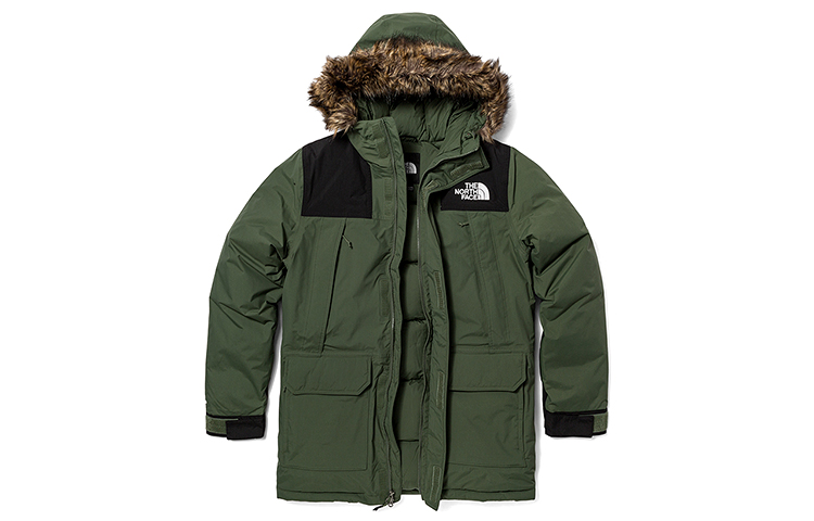 

THE NORTH FACE Мужской пуховик, армейский зеленый