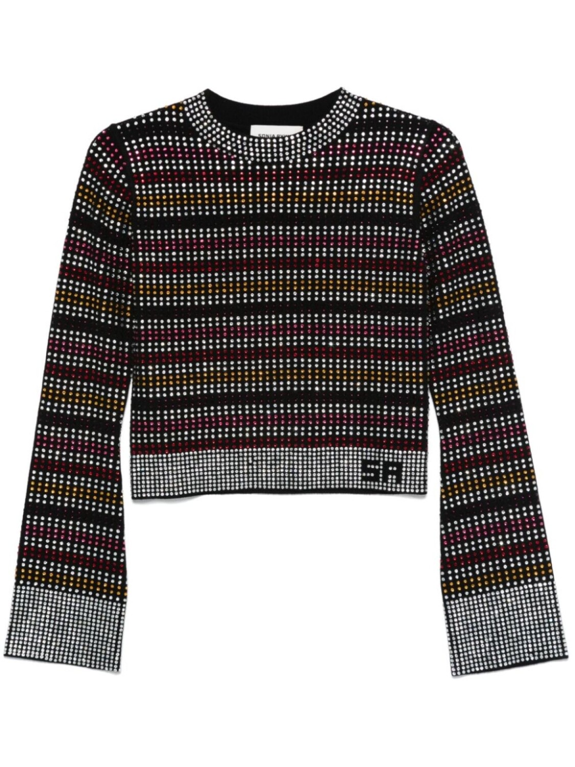 

Свитер со стразами Sonia Rykiel, черный