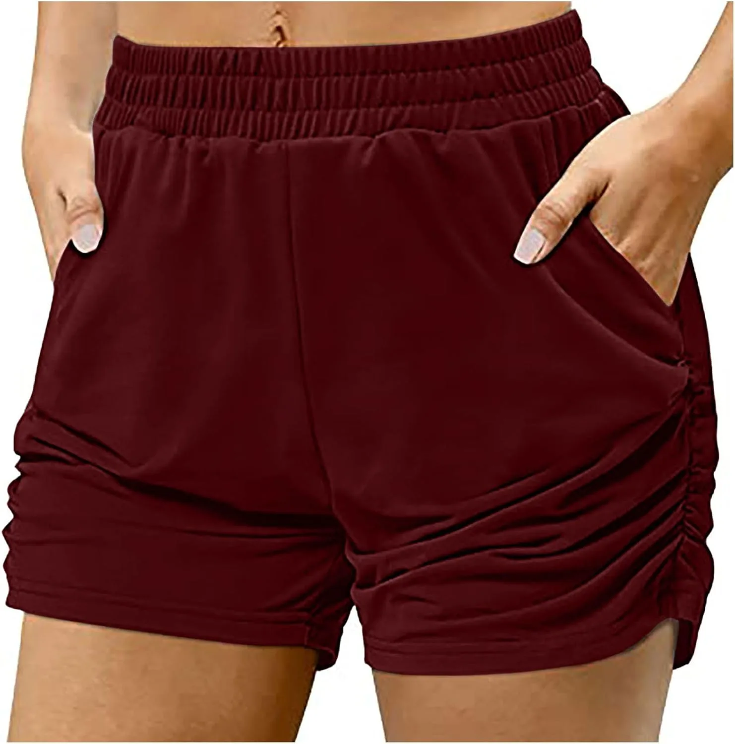 

Женские шорты Casual Athletic 2024 с высокой эластичной талией